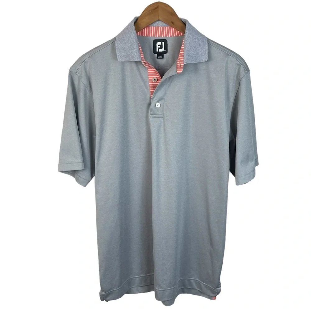 PO715 Men’s FJ FootJoy Golf Brand Performance Polo Shirt M